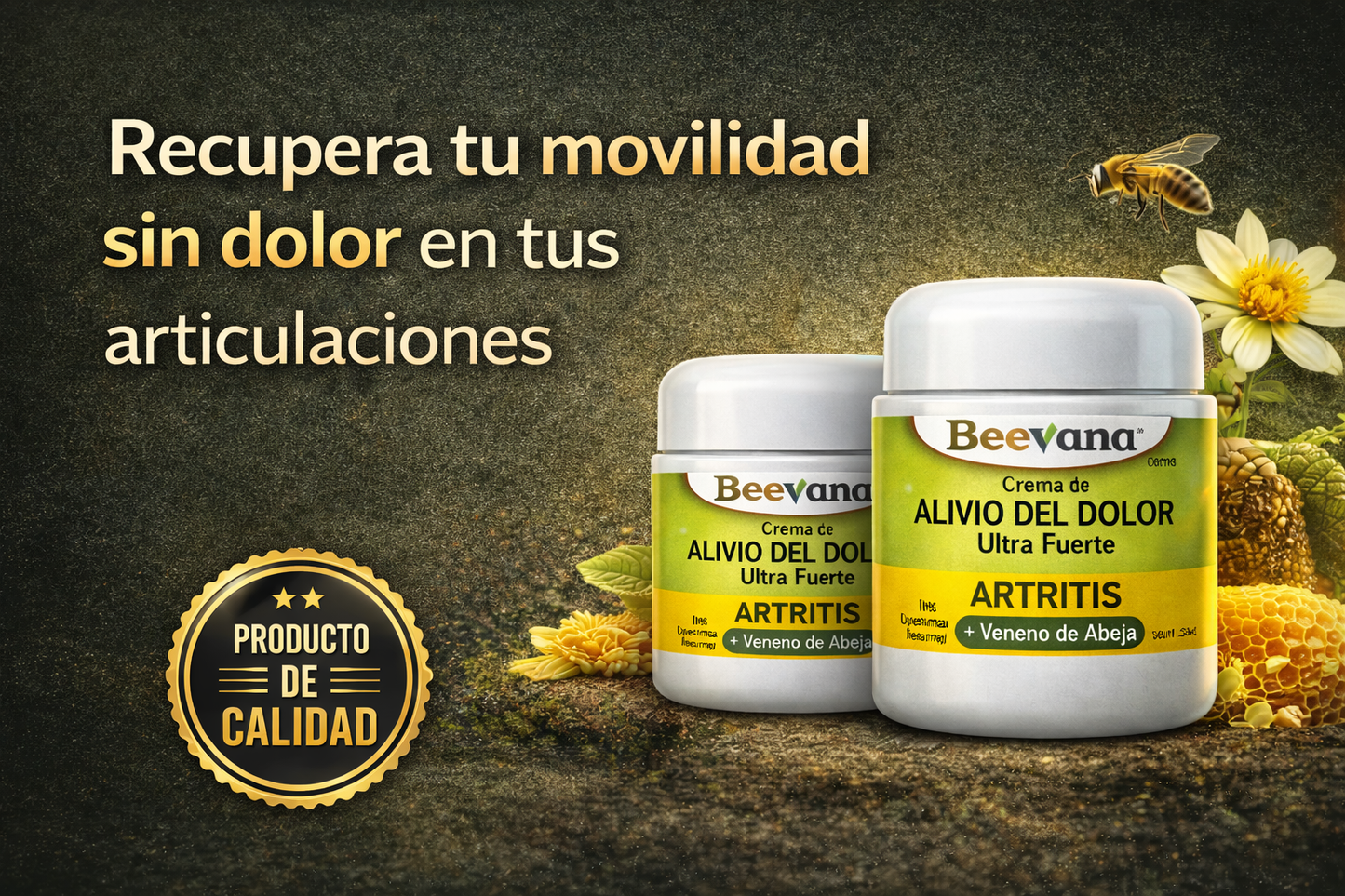 Beevana Crema | Movilidad sin Dolor - OFERTA 2X1 HOY.