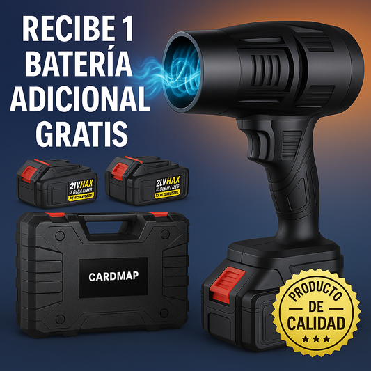 TurboDry: Sopladora Profesional | 1 BATERÍA EXTRA GRATIS + 50% DE DESCUENTO HOY.